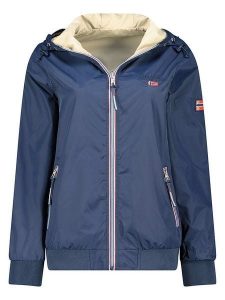 Geographical Norway Kurtka przejściowa "Arrivial" w kolorze granatowym rozmiar: 3XL. Niebieskie kurtki Geographical Norway, xl, bez wzorów, bez kaptura. Za 173,99 zł.