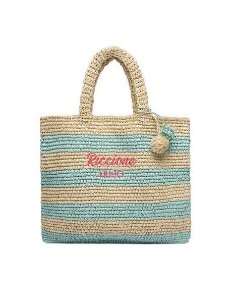 Liu Jo Torebka AA6245 A0006 Niebieski. Niebieskie shopper bag Liu Jo, bez wzorów, bez dodatków. Za 234,99 zł.