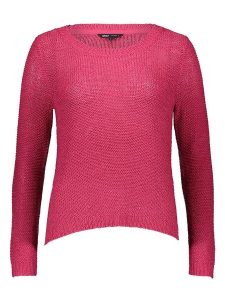 ONLY Sweter w kolorze różowym rozmiar: L. Różowe swetry oversize ONLY, l, bez wzorów, ze splotem, bez ramiączek. Za 65,85 zł.