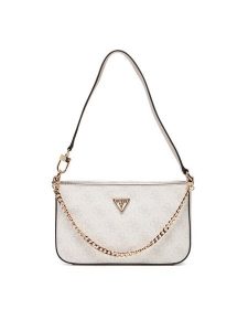 Guess Torebka Noelle II Mini HWBG96 72720 Biały. Białe torebki klasyczne Guess, z aplikacjami, ze skóry, bez dodatków. Za 349,99 zł.