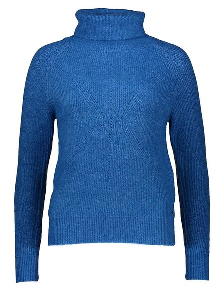 Garcia Sweter w kolorze niebieskim rozmiar: L. Niebieskie golfy Garcia, bez wzorów, ze splotem. Za 83,22 zł.