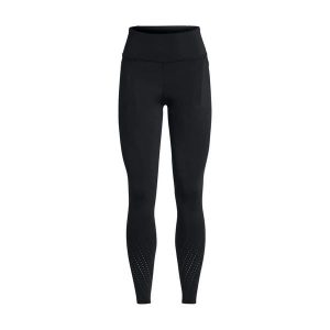 Legginsy Damskie Under Armour Launch Elite Tights. Czarne legginsy Under Armour, bez wzorów, z materiału. Za 349,99 zł.