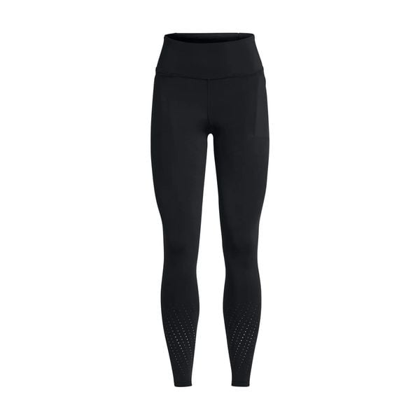 Legginsy Damskie Under Armour Launch Elite Tights. Czarne legginsy Under Armour, bez wzorów, z materiału. Za 349,99 zł.