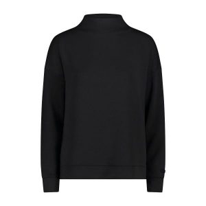 Damski dres z dzianiny CMP. Czarne swetry klasyczne CMP, z dresówki, bez kołnierzyka. Za 348,00 zł.