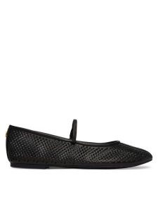 LAUREN RALPH LAUREN Baleriny Jayna 802P04176001 Czarny. Czarne balerinki Lauren Ralph Lauren, bez wzorów, ze skóry, bez obcasa, bez zapięcia. Za 492,99 zł.