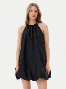 Rinascimento Sukienka koktajlowa CFC0124139003 Czarny Regular Fit. Czarne kombinezony Rinascimento, xs, bez wzorów, z bawełny, wizytowe, bez kołnierzyka, bez ramiączek. Za 249,99 zł.