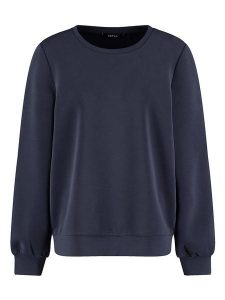 TAIFUN Bluza w kolorze granatowym rozmiar: 46. Niebieskie bluzy Taifun, bez wzorów, bez kaptura. Za 175,26 zł.