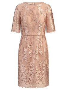 APART Sukienka w kolorze jasnoróżowym rozmiar: 42. Różowe sukienki Apart, bez wzorów, bez kołnierzyka, bez ramiączek, midi. Za 413,95 zł.