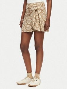 Roxy Spódnica mini Summer Cocktail ERJWK03176 Beżowy Regular Fit. Brązowe spódnice Roxy, l, bez wzorów, z wiskozy, mini. Za 249,99 zł.