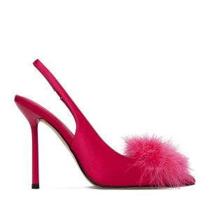 Szpilki Eva Minge. Czerwone szpilki Eva Minge, bez wzorów, bez obcasa. Za 479,99 zł.