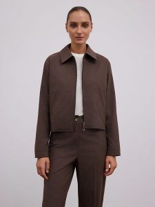 BGN Kurtka przejściowa w kolorze brązowym rozmiar: 36. Brązowe kurtki BGN, bez wzorów, bez kaptura. Za 195,45 zł.