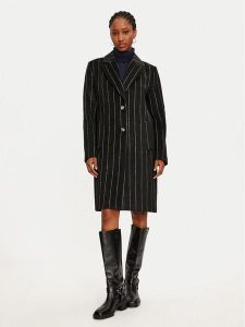 Please Płaszcz przejściowy K0GECU3000 Czarny Regular Fit. Czarne płaszcze Please, m, bez wzorów, z syntetyku, bez kaptura. Za 419,99 zł.