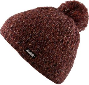 Elegancka zimowa czapka Eisbär WMS Tilla Pompon Czerwona dla Pań. Czerwone czapki Eisbar, bez wzorów, z materiału, eleganckie. Za 145,99 zł.