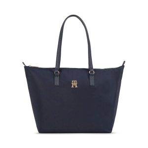Torebka Tommy Hilfiger. Niebieskie torebki klasyczne TOMMY HILFIGER, bez wzorów, bez dodatków. Za 299,99 zł.