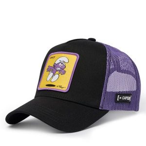 Czapka z daszkiem Capslab. Czarne czapki CapsLab, bez wzorów. Za 149,99 zł.