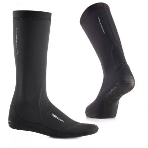 Skarpety neoprenowe BuddySwim Trilaminate Warmth 2.5 mm. Czarne skarpetki BUDDYSWIM, bez wzorów, z neoprenu. Za 179,99 zł.