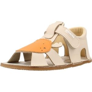 Sandały TITANITOS L560 CANGREJO Pomarańczowy. Brązowe buty trekkingowe TITANITOS, ze skóry, bez zapięcia. Za 185,99 zł.