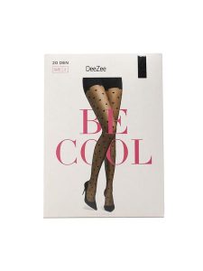 DeeZee Rajstopy Damskie 9WB-003-AW22 Czarny. Czarne rajstopy i pończochy DeeZee, bez wzorów, z materiału. Za 34,99 zł.