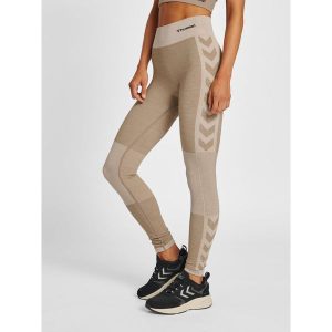 Damskie legginsy mid-rise Hummel Clea. Szare legginsy Hummel, bez wzorów, z dzianiny, z standardowym stanem. Za 217,00 zł.