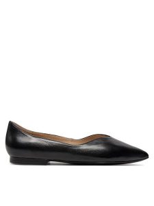 Caprice Baleriny 9-22110-42 Czarny. Czarne balerinki Caprice, bez wzorów, ze skóry, bez obcasa, bez zapięcia. Za 244,99 zł.