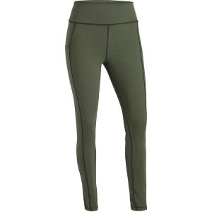 Damskie legginsy Maier Sports MS Fav. Zielone legginsy Maier Sports, bez wzorów, z materiału. Za 383,50 zł.
