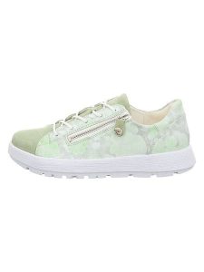 Think! Skórzane sneakersy w kolorze zielonym rozmiar: 42. Zielone trampki Think, bez wzorów, bez zapięcia. Za 269,95 zł.