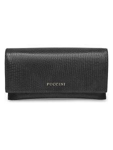 Puccini Etui "Fashion" w kolorze czarnym na okulary - 17 x 9 x 5 cm rozmiar: onesize. Czarne portfele Puccini, bez wzorów, z materiału. Za 45,95 zł.