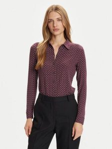 Marc O'Polo Koszula 508 2264 52319 Bordowy Regular Fit. Czerwone koszule Marc O'Polo, xxl, bez wzorów, z wiskozy, bez kołnierzyka, bez ramiączek. Za 429,99 zł.