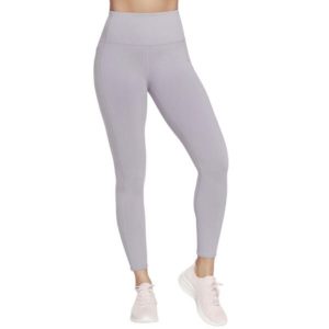 Legginsy Damskie Skechers. Szare legginsy Skechers, bez wzorów. Za 164,99 zł.