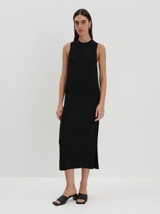 Someday. Sukienka w kolorze czarnym rozmiar: 38. Czarne sukienki someday., na co dzień, bez wzorów, bez kołnierzyka, bez ramiączek, maxi, proste. Za 195,99 zł.