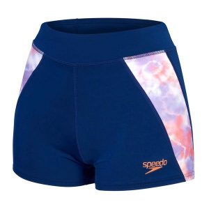 Szorty spodenki damskie Speedo Pnl Prt. Brązowe szorty Speedo, bez wzorów, z lycry. Za 277,09 zł.