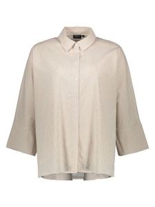 ONLY Koszula w kolorze beżowym rozmiar: XL. Brązowe koszule ONLY, xl, bez wzorów, z bawełny, bez kołnierzyka, bez ramiączek. Za 104,95 zł.