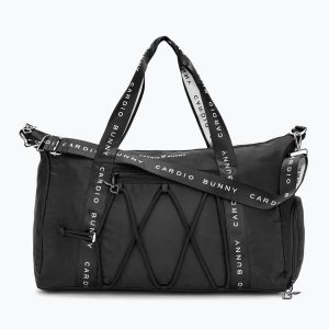 Torba treningowa Cardio Bunny HCB-525 black. Czarne torby podróżne i sportowe Cardio Bunny, bez wzorów, z materiału, na ramię. Za 79,99 zł.
