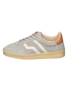 GANT Footwear Skórzane sneakersy "Dreamy" w kolorze szaro-białym rozmiar: 40. Szare trampki GANT Footwear, bez wzorów, bez zapięcia. Za 215,21 zł.