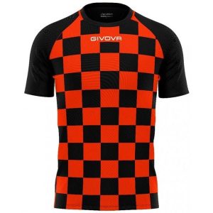 Koszulka sportowa Givova Dama Pomarańczowo-Czarna L. Brązowe koszulki sportowe Givova, bez wzorów, z poliesteru, bez ramiączek. Za 181,99 zł.
