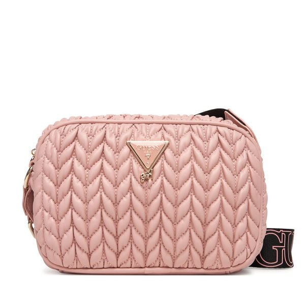 Torebka Guess. Czarne shopper bag Guess, z aplikacjami, bez dodatków. Za 674,99 zł.