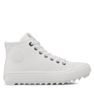 Trampki Big Star Shoes. Białe trampki BIG STAR SHOES, bez wzorów, bez zapięcia. Za 159,99 zł.