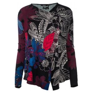 Desigual Sweter Damski Mireia, S, Wielobarwny. Swetry klasyczne marki Desigual. W wyprzedaży za 277,00 zł.
