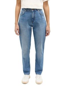 Mustang Dżinsy "Brooks" - Relaxed Slim fit - w kolorze niebieskim rozmiar: W28/L32. Niebieskie jeansy Mustang, z aplikacjami. Za 153,34 zł.