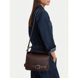 Torebka G-Star. Brązowe listonoszki G-Star, bez wzorów, bez dodatków. Za 279,99 zł.