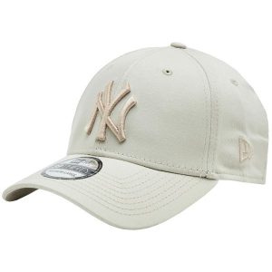 Czapka z daszkiem damska 39THIRTY Essential New York Yankees MLB Cap. Brązowe czapki New Era, bez wzorów, z bawełny, sportowe. Za 129,99 zł.