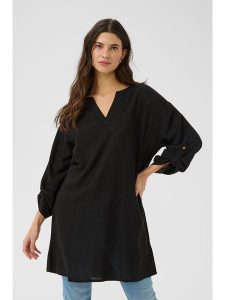 Cream Tunika w kolorze czarnym rozmiar: 46. Czarne tuniki Cream, bez wzorów, bez kołnierzyka, bez ramiączek. Za 113,99 zł.