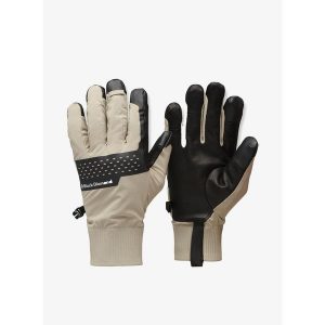 Rękawiczki Black Diamond Alpine Softshell Gloves. Brązowe rękawiczki Black Diamond, bez wzorów, z softshellu. Za 221,99 zł.