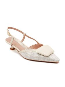 Sixth Sens Czółenka w kolorze beżowym rozmiar: 38. Brązowe czółenka Sixth Sens, bez wzorów, bez obcasa, na szpilce, bez zapięcia. Za 104,99 zł.