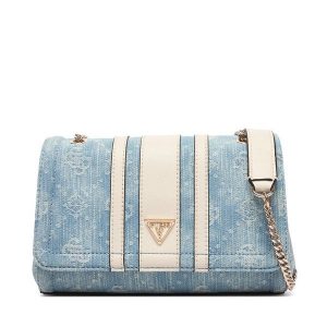 Torebka Guess. Niebieskie torebki klasyczne Guess, z aplikacjami, bez dodatków. Za 584,99 zł.