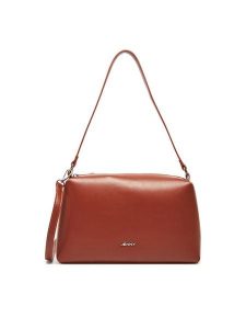 JENNY Torebka C-JNY-M-005-08 Brązowy. Brązowe torebki klasyczne Jenny, bez wzorów, z materiału, bez dodatków. Za 119,99 zł.