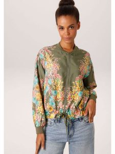 Aniston Kurtka w kolorze khaki ze wzorem rozmiar: 44. Brązowe kurtki Aniston, bez wzorów, bez kaptura. Za 173,99 zł.