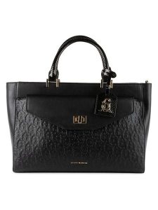 Steve Madden Torebka w kolorze czarnym - 34 x 23 x 12 cm rozmiar: onesize. Czarne torebki klasyczne Steve Madden, bez wzorów, z materiału, z tłoczeniem, bez dodatków. Za 276,05 zł.