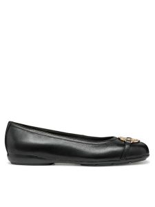 Geox Baleriny D Annytah D557NB 00085 C9999 Czarny. Czarne balerinki Geox, bez wzorów, ze skóry, bez obcasa, bez zapięcia. Za 289,99 zł.