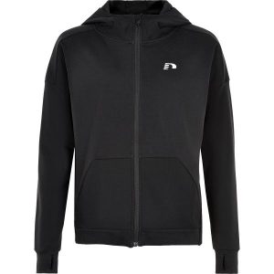 Damska bluza z kapturem Newline zip thru. Czarne bluzy Newline, xl, bez wzorów, z kapturem. Za 340,50 zł.